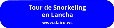 Tour de Snorkeling en Lancha www.dairo.ws