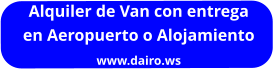 Alquiler de Van con entrega en Aeropuerto o Alojamiento www.dairo.ws