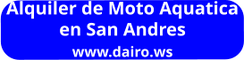 Alquiler de Moto Aquatica en San Andres www.dairo.ws